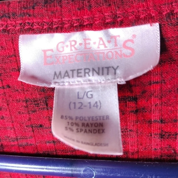 𝅺GREAT expectations maternity long sweater. Size large (12 to 14).   C168​​​​​ - Picture 5 of 8